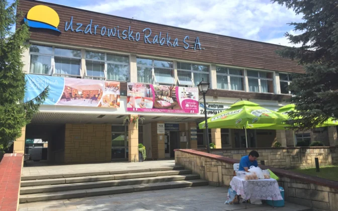 Kawiarnia Koncertowa i Pijalnia Wód Mineralnych w Zakładzie Przyrodoleczniczym – Kawiarnia w Rabce-Zdroju