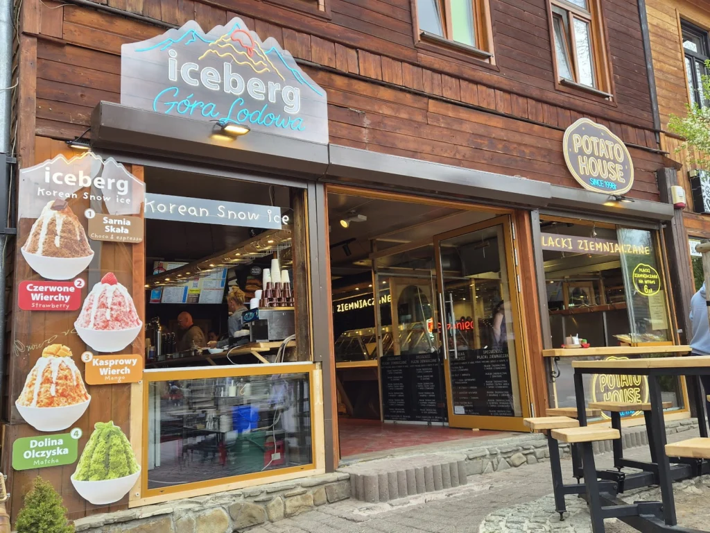 Iceberg – Koreańskie Lody Bingsu Zakopane – Restauracja w Zakopanem