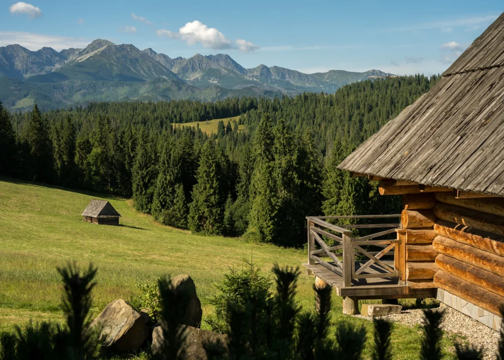 Karczma i szałasy Szymkówka z widokiem na Tatry — zdjęcie 4