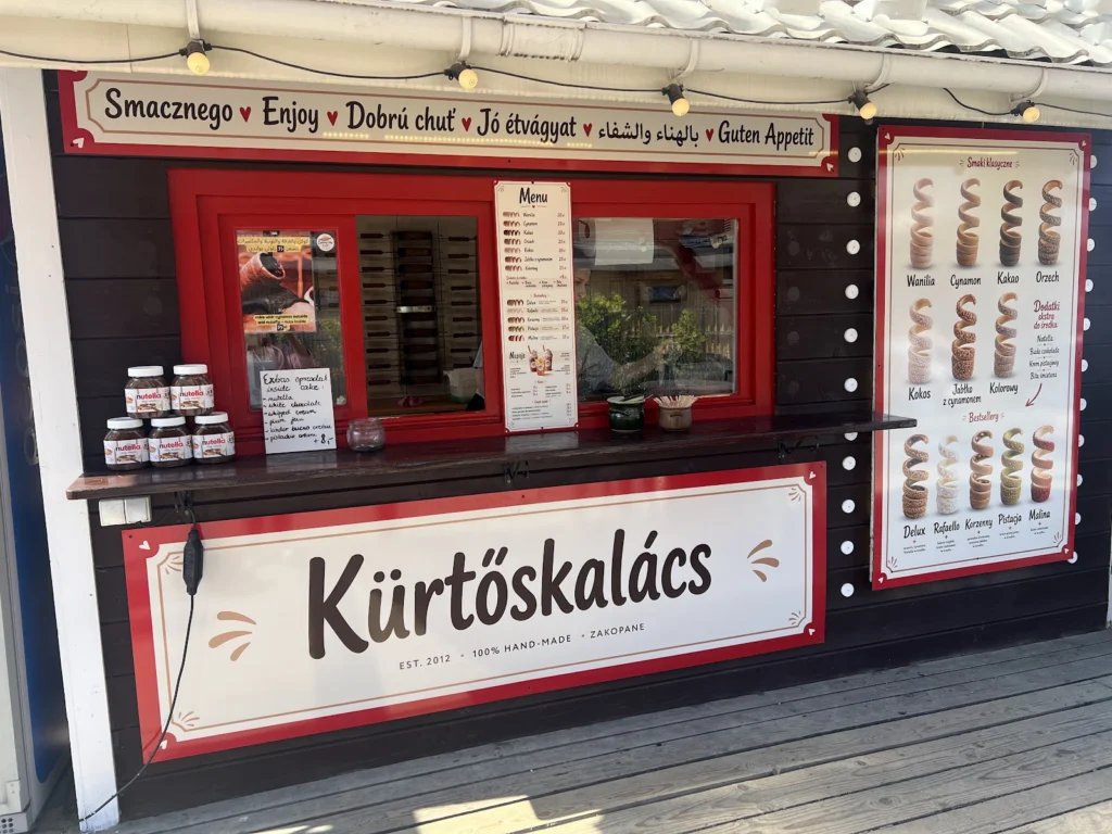Chimney Cake Café • kołacze węgierskie • kürtőskalács • kawa • – Restauracja w Zakopanem