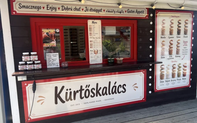 Chimney Cake Café • kołacze węgierskie • kürtőskalács • kawa • – Restauracja w Zakopanem