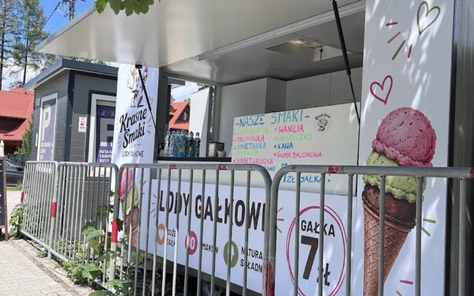 Lody Naturalne Krasne Smaki – food truck – Restauracja w Kościelisku