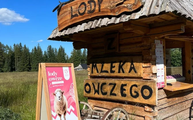 Lódgór lody z mleka owczego – Restauracja w Kościelisku